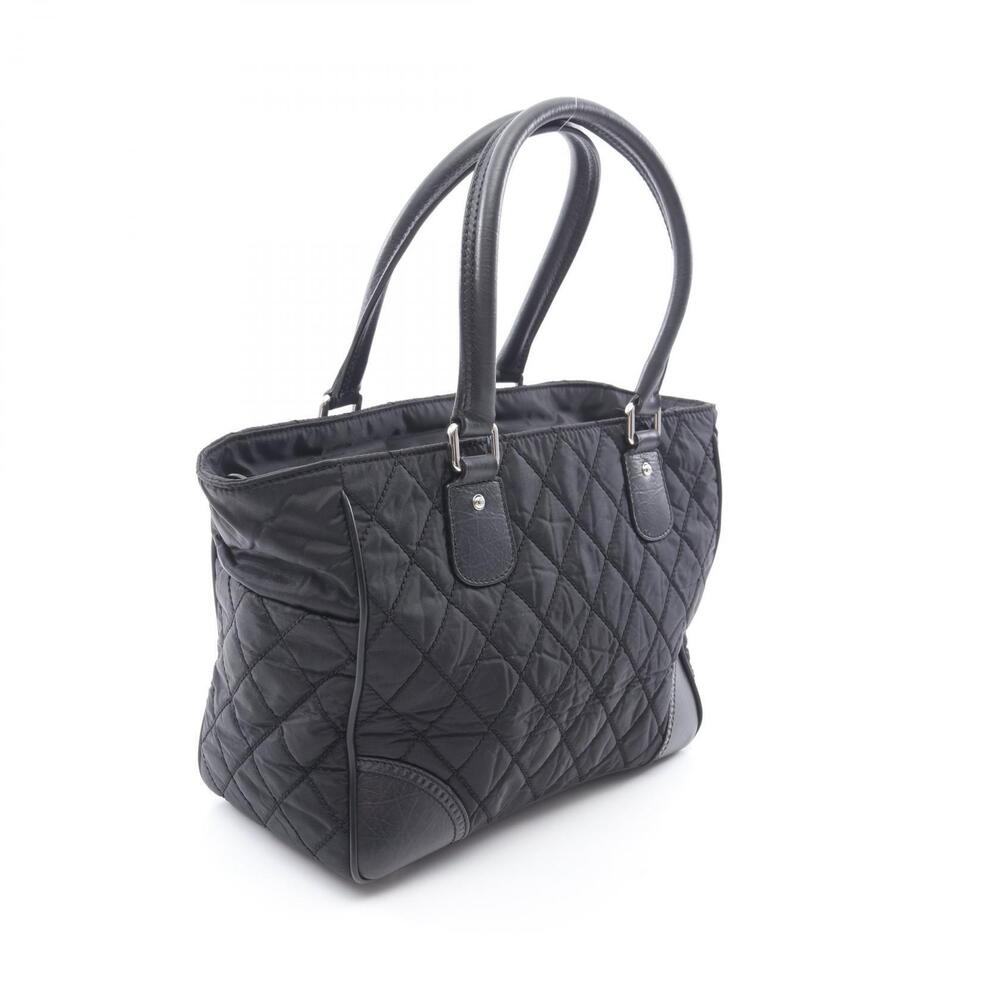 Chanel Paris York Tote Bag Leather Black